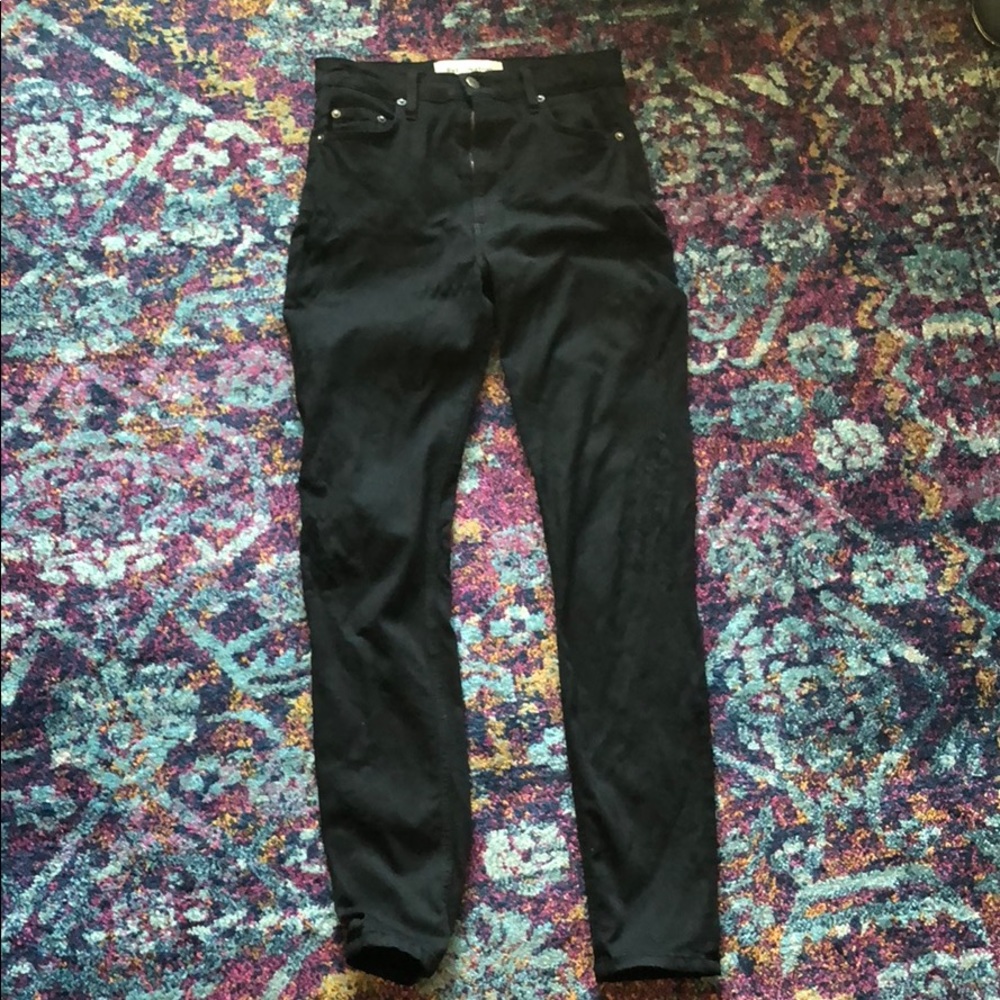 Reformation black skinny jeans